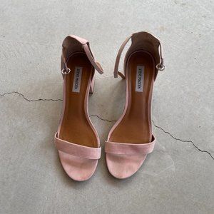 Pink Steve Madden Strapped Heels